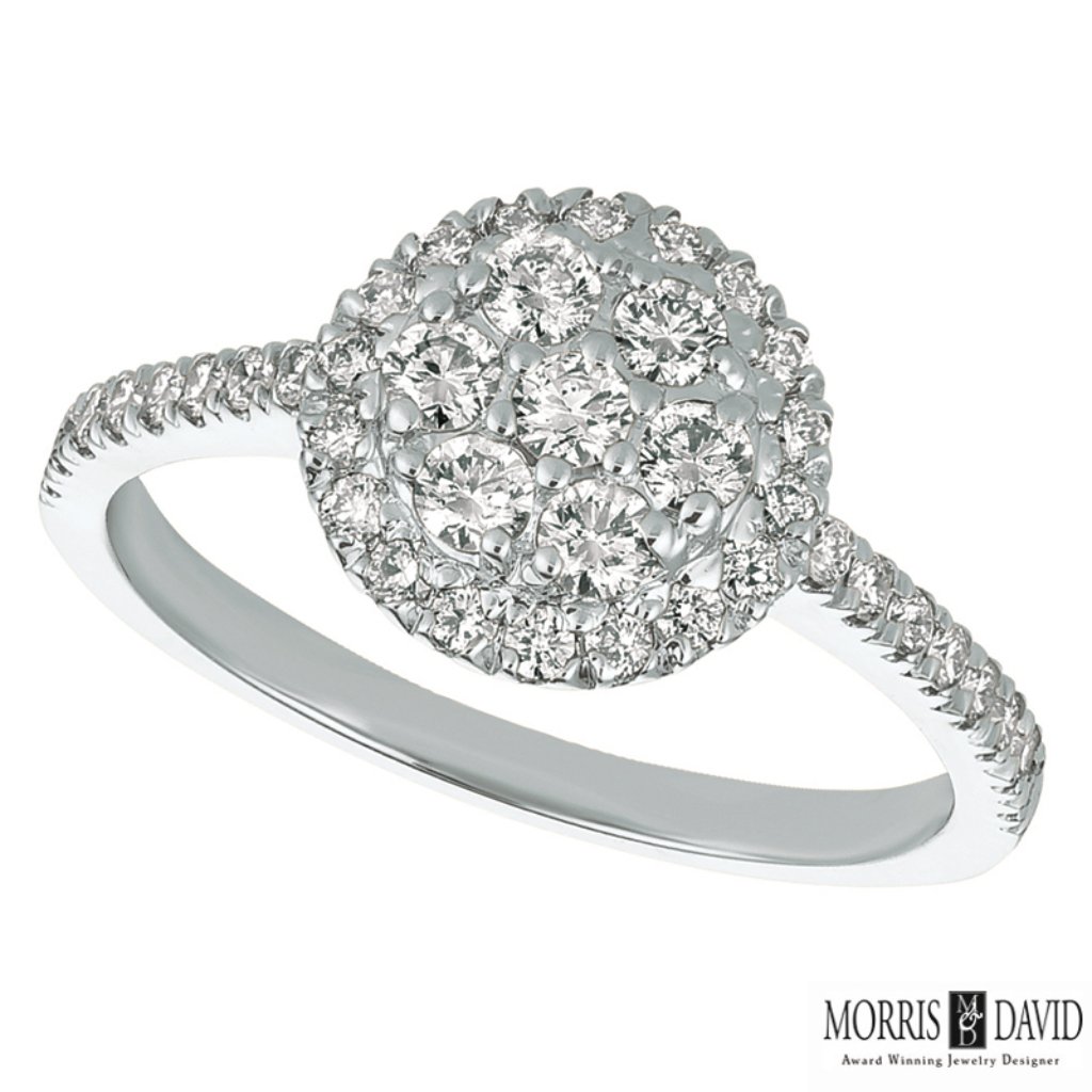 075 Carat Natural Diamond Cocktail Ring 985$